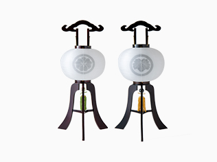 家紋入り大内提灯